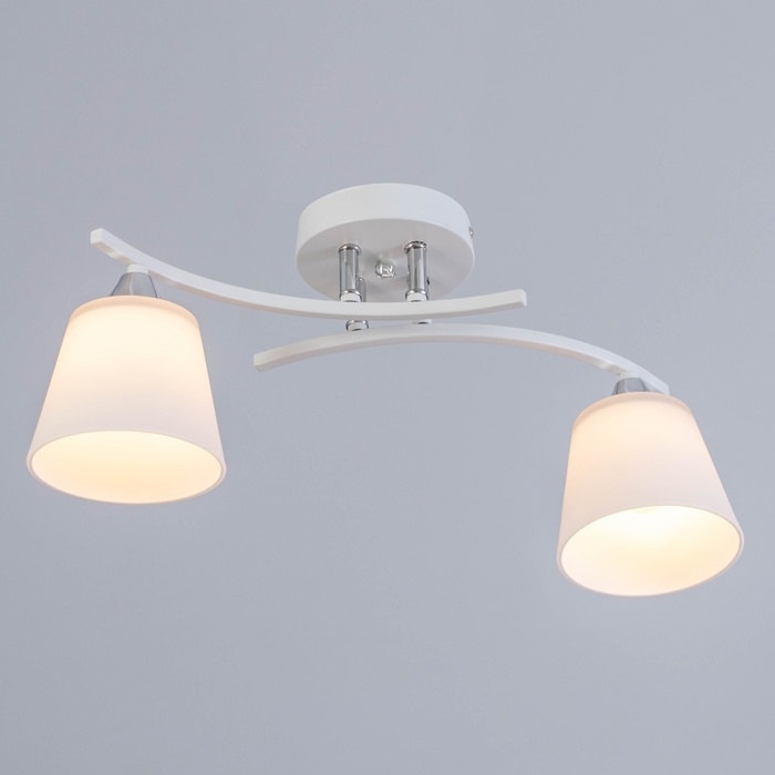 Люстра "Валенсия" 2х60Вт Е27 Белый 48х16,5х21см