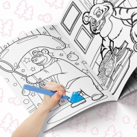 Раскраска &laquo;МЕГА большая&raquo;, 68 стр., А4, Маша и Медведь