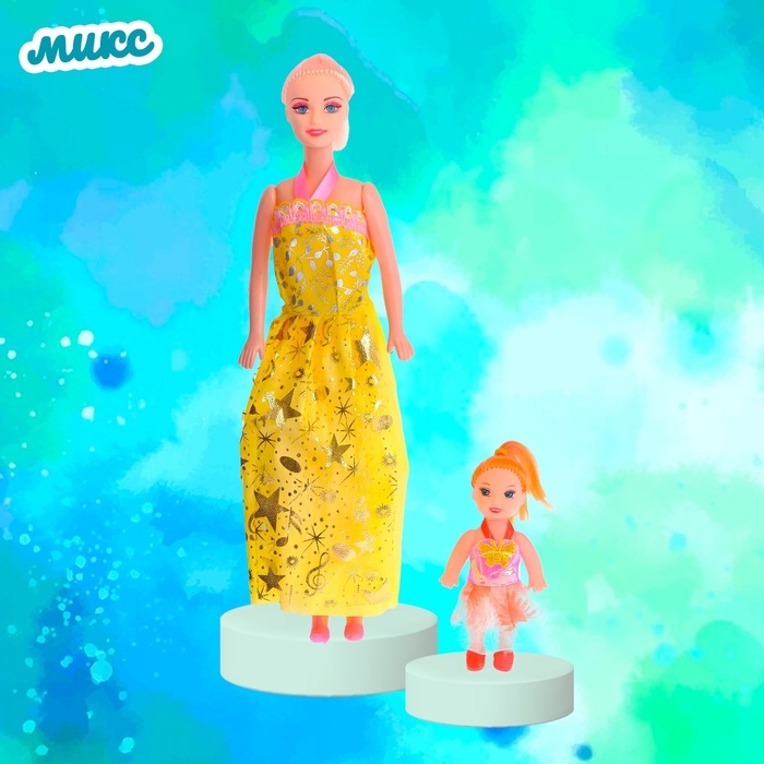 Кукла-модель &laquo;Каролина&raquo; с малышкой, МИКС