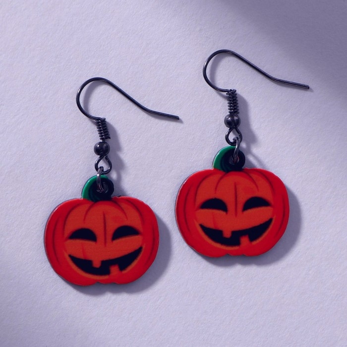 Серьги и подвеска на Хэллоуин &laquo;Обворожительная ведьма&raquo;.