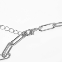 Колье &laquo;Миллениум&raquo; подвески, цвет чёрный в серебре, 33 см