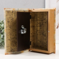 Сейф-книга дерево кожзам "Время для чая" 21х13х5 см Сейф-книга дерево кожзам "Время для чая" 21х13х5 см