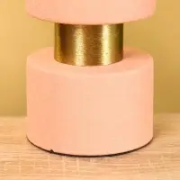 Подсвечник на 1 свечу текстурный "Пудровый" 10,5х10,5х19 см