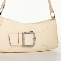 Сумка женская багет на молнии, цвет молочный Сумка женская багет на молнии, цвет молочный