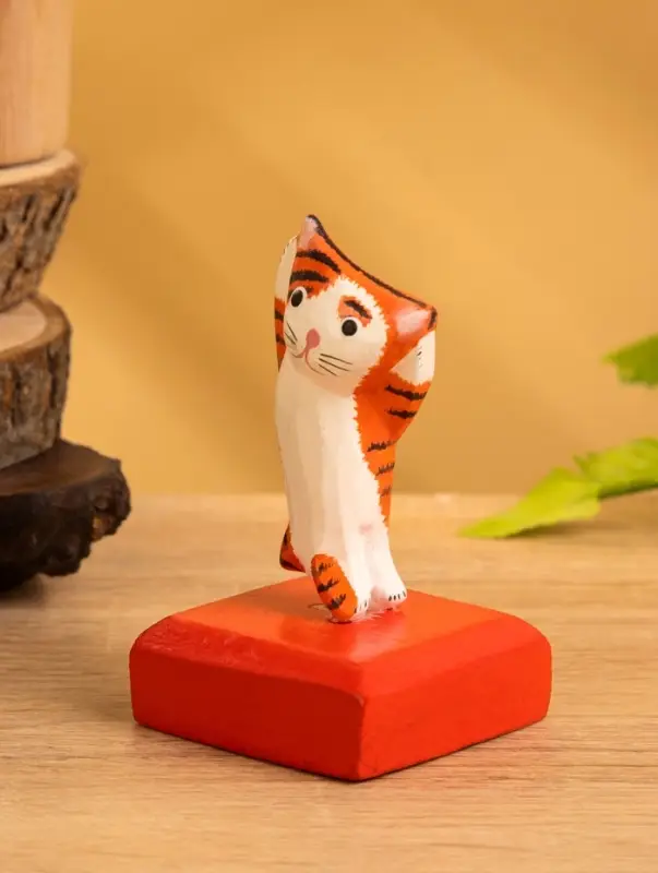 Сувенир на подставке дерево "Котенок" МИКС, 5х5х9 см