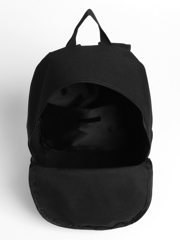 Рюкзак спортивный на молнии, размер универсальный, цвет черный