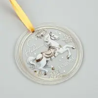 Елочная игрушка &laquo;С Новым годом!&raquo;, диам. 6 см