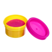 Набор для игры с мягким пластилином &laquo;Диномир&raquo;, 6 баночек с массой для лепки, 5 форм