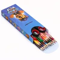 Пенал-футляр пластиковый, 75&times;195&times;25 мм, сборный, &laquo;Щенячий патруль&raquo;