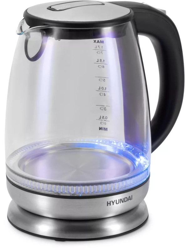 Чайник HYK-G8800 1.7л. 2200Вт серебристый