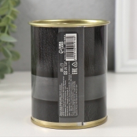 Подарочные носки в банке &laquo;Боевой запас&raquo;, (внутри носки мужские, цвет чёрный)