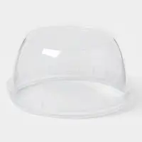 Банка "Супница" прозрачная 365 мл  с крышкой