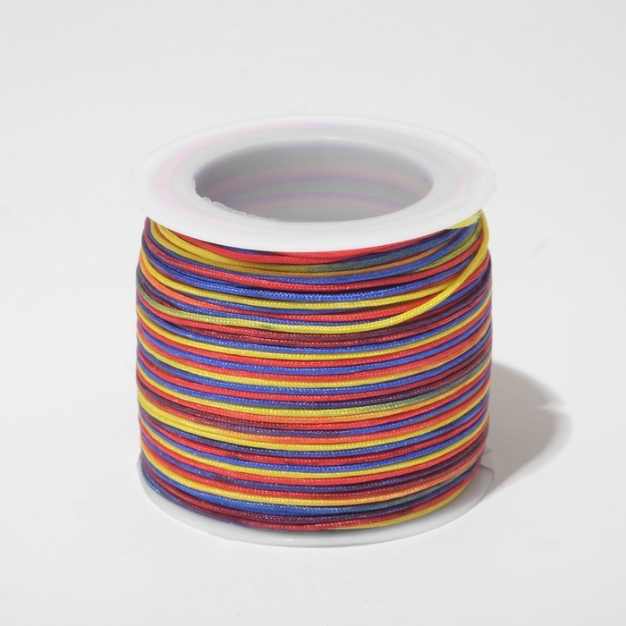 Шнур нейлоновый &laquo;Самоцвет&raquo; тёмный d=0,8 мм L=50 м, цветной