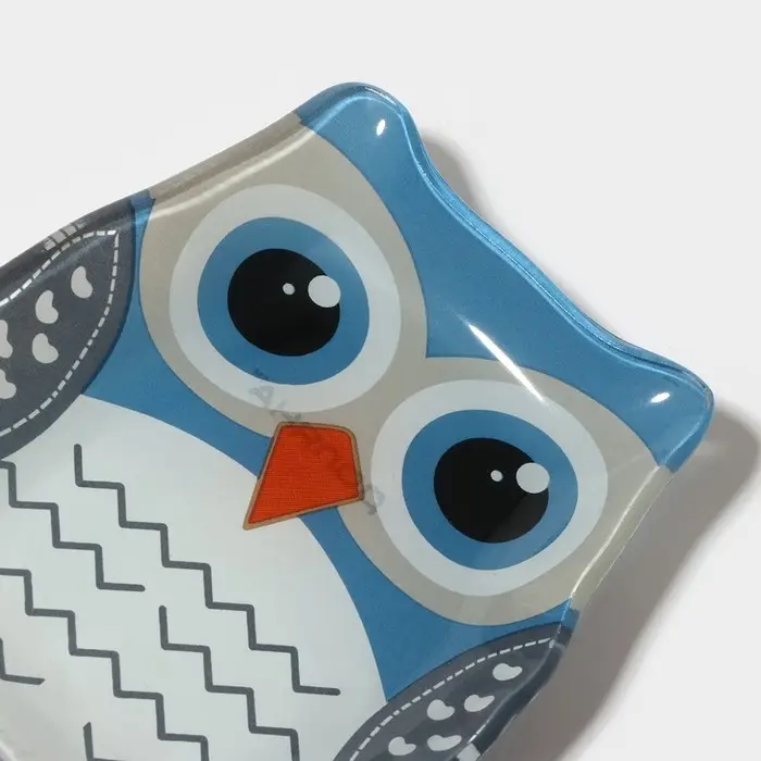 Соусник Доляна "Совунья", 45 мл, 10&times;8х1,5 см, цвет синий