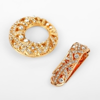 Декоративная застёжка, 7,5 &times; 4,5 см, цвет золотой