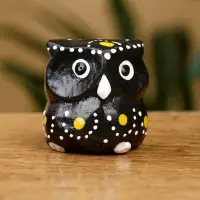 Набор сувенирный "Совушки" дерево Албезия (5 штук), 3 см