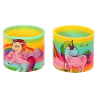 Пружинка радуга &laquo;Единорог&raquo;, выды МИКС