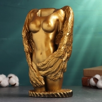 Ваза "Ангел" 26х16см, золото Ваза "Ангел" 26х16см, золото