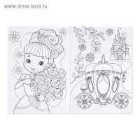 Раскраска для девочек &laquo;Принцессы&raquo;, 16 стр, А4