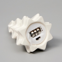 Светодиодная фигура "Елочка со звездами" 13х6.5х6.5, 1 LED, LR44x3(в компл.), Т/БЕЛЫЙ