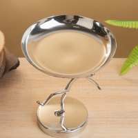 Чаша "Человек" 17х17х20 см, нержавеющая сталь, латунь, цв. золото