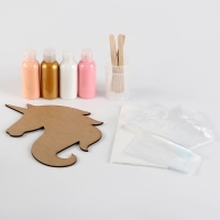 Набор для творчества. Флюид арт. Рисование акрилом &laquo;Волшебный единорог&raquo;