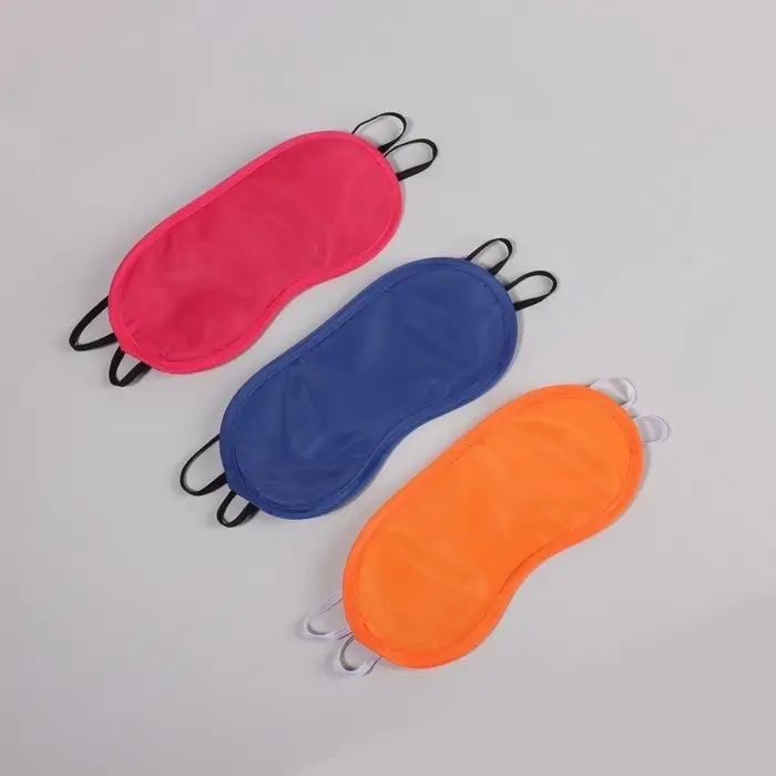 Маска для сна &laquo;Однотонная&raquo;, 19&times;8.5 см, двойная резинка, МИКС