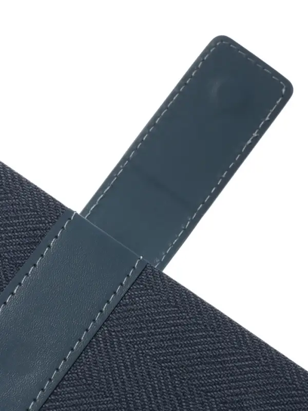 Ежедневник недатированный формат А5, с хлястиком, 128л, линия, пвх, Индиго