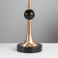 Настольная лампа "Глафира" Е27 40Вт черно-золотой 25х25х43 см