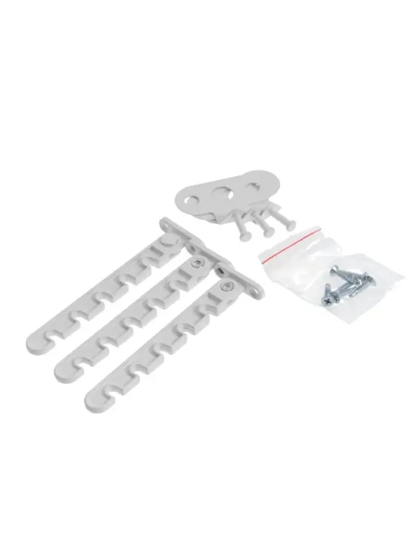 Ограничитель открывания для окна ТУНДРА, металлическая гребенка, 5-ти позиционная, 3 шт