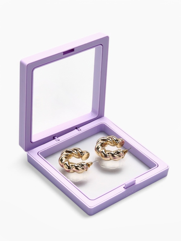 Подставка для украшений «Ромб», 13*12,5*5 см, цвет сиреневый Подставка для украшений «Ромб», 13*12,5*5 см, цвет сиреневый