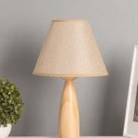 Лампа настольная BayerLux ЭКО "Тон" 1х40Вт Е27 коричневый 24х24х41,5см