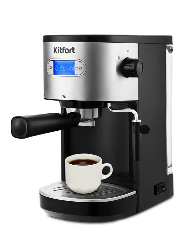 Кофеварка рожковая электрическая КТ-740 - 1450 Вт - 1.1 л