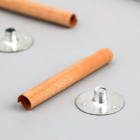 Фитиль для свечи дерево с металлическим держателем круглый набор 2 шт 0,6х5 см Фитиль для свечи дерево с металлическим держателем круглый набор 2 шт 0,6х5 см