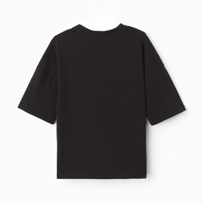 Футболка детская MINAKU цвет чёрный, рост 116 см