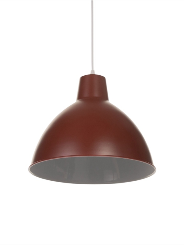 Светильник Richard 1х40Вт Е27 пр-1м бордовый 32,5х32,5х27см