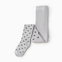 Колготки детские KAFTAN «Сердечки» 104-110 см, цвет серый Колготки детские KAFTAN «Сердечки» 104-110 см, цвет серый