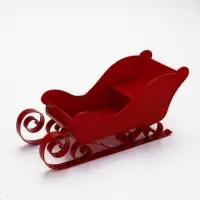 Подарочный набор новогодний в санях: 2 геля для душа, соль для ванны и мочалка, URAL LAB