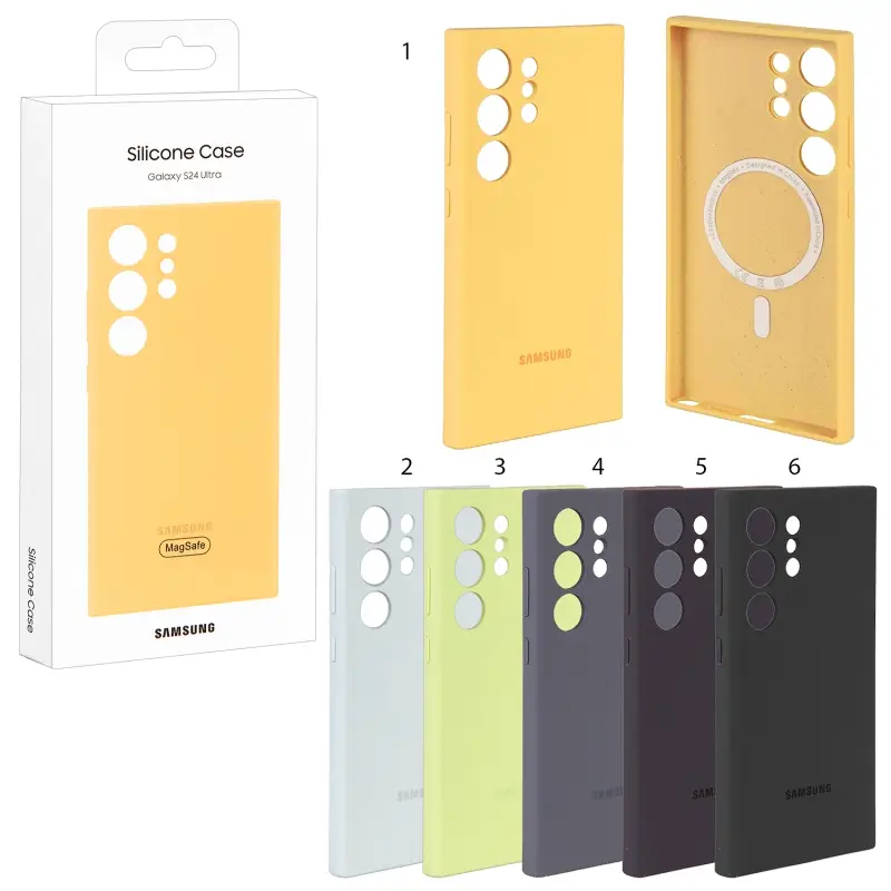 Чехол Samsung S24 Ultra Silicone Case c Magsafe