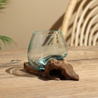 Вазон на коряге "Очарование" 12х10х10 см