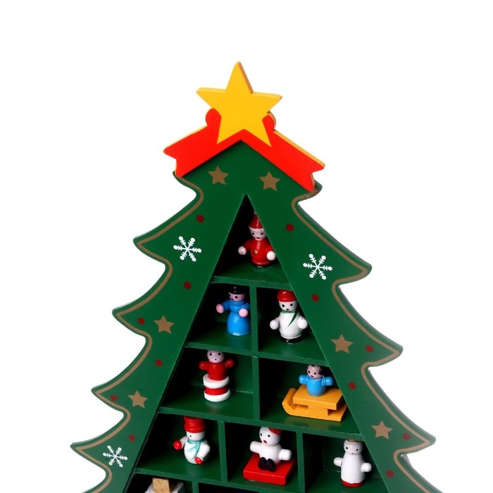 Новогодний сувенир &laquo;Ёлка с ячейками под подарки&raquo; 26 &times; 30 см