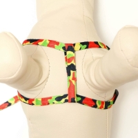 Комплект "Камуфляж", ОШ 16,5-27, ОГ 21-35 см, 120 х 1 см, капрон, красно-чёрно-зеленый