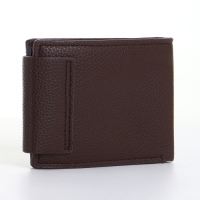 Портмоне мужское на магните, цвет коричневый