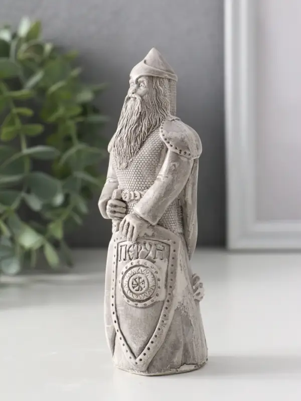 Фигура славянский бог &laquo;Перун&raquo;, 13&times;5&times;4.5 см, серая