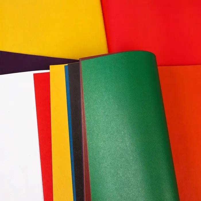 Цветная бумага, А4, 16 листов, 8 цветов, немелованная, двусторонняя, на скрепке, 48 г/м&sup2;, &laquo;Коты аристократы&raquo;