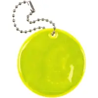 Светоотражатель Spare Care, круг, желтый неон