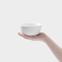 Тарелка для риса Hanna Kn&ouml;vell, d=12.4 см, фарфор, белая