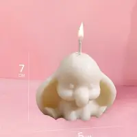 Свеча "Дамбо" 6х5х7 см, соевый воск