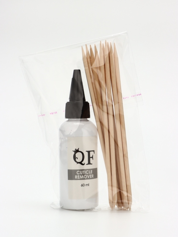 Набор для удаления кутикулы, ремувер, апельсиновые палочки