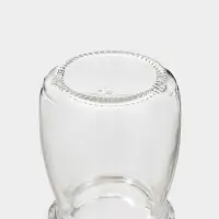 Банка для сыпучих Доляна &laquo;Парфе&raquo;, 100 мл, 5.7&times;7 см, с пробковой крышкой, стекло, прозрачная